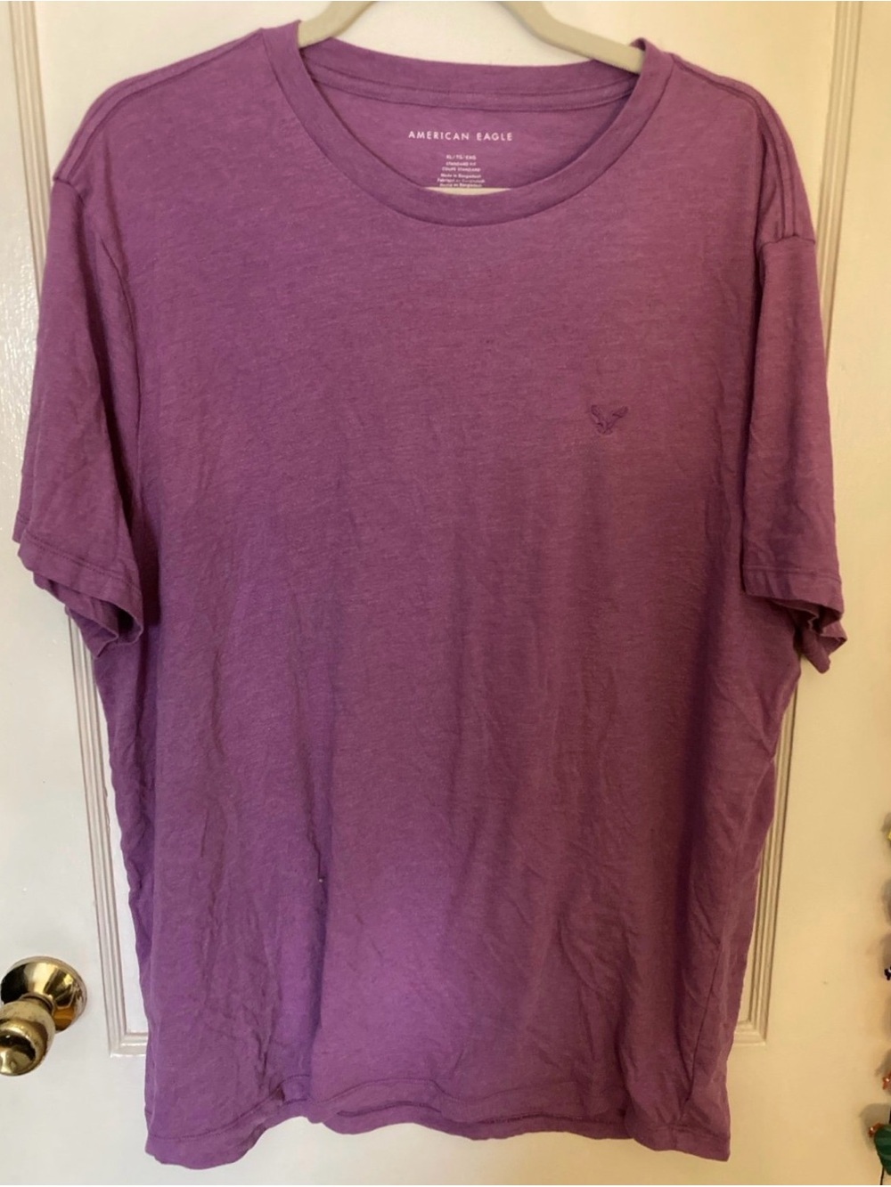Purple American Eagle logo t-shirt size XL standard fit